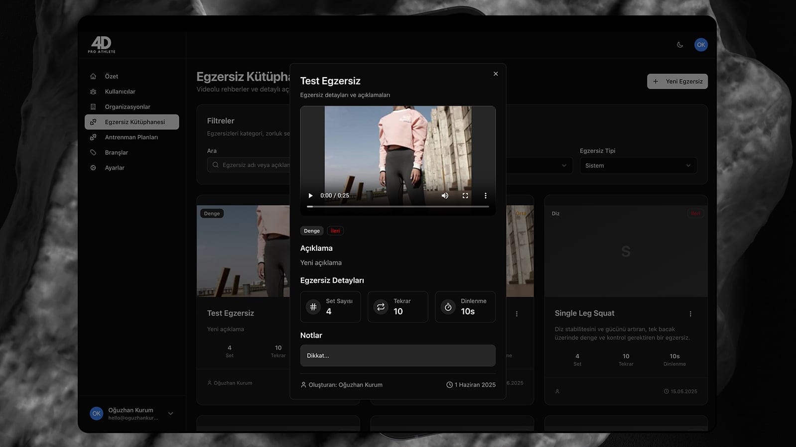 4D Pro Athlete projesi görsel 5 - Mobil Uygulama galeri