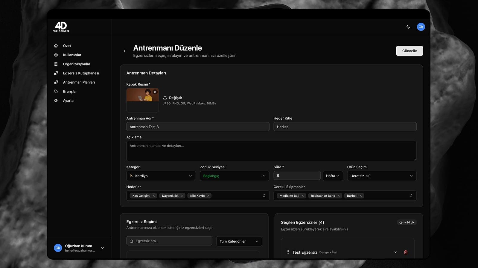 4D Pro Athlete projesi görsel 6 - Mobil Uygulama galeri