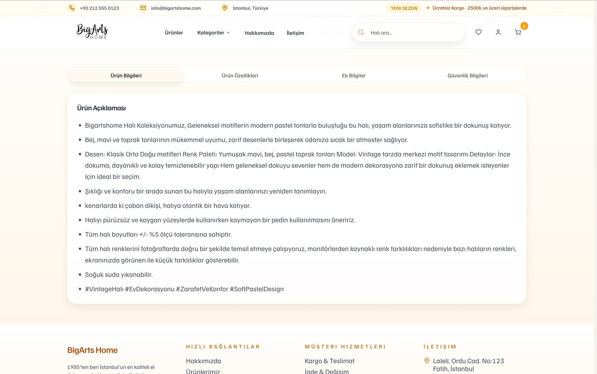 BigArts Home projesi görsel 4 - Full Stack galeri