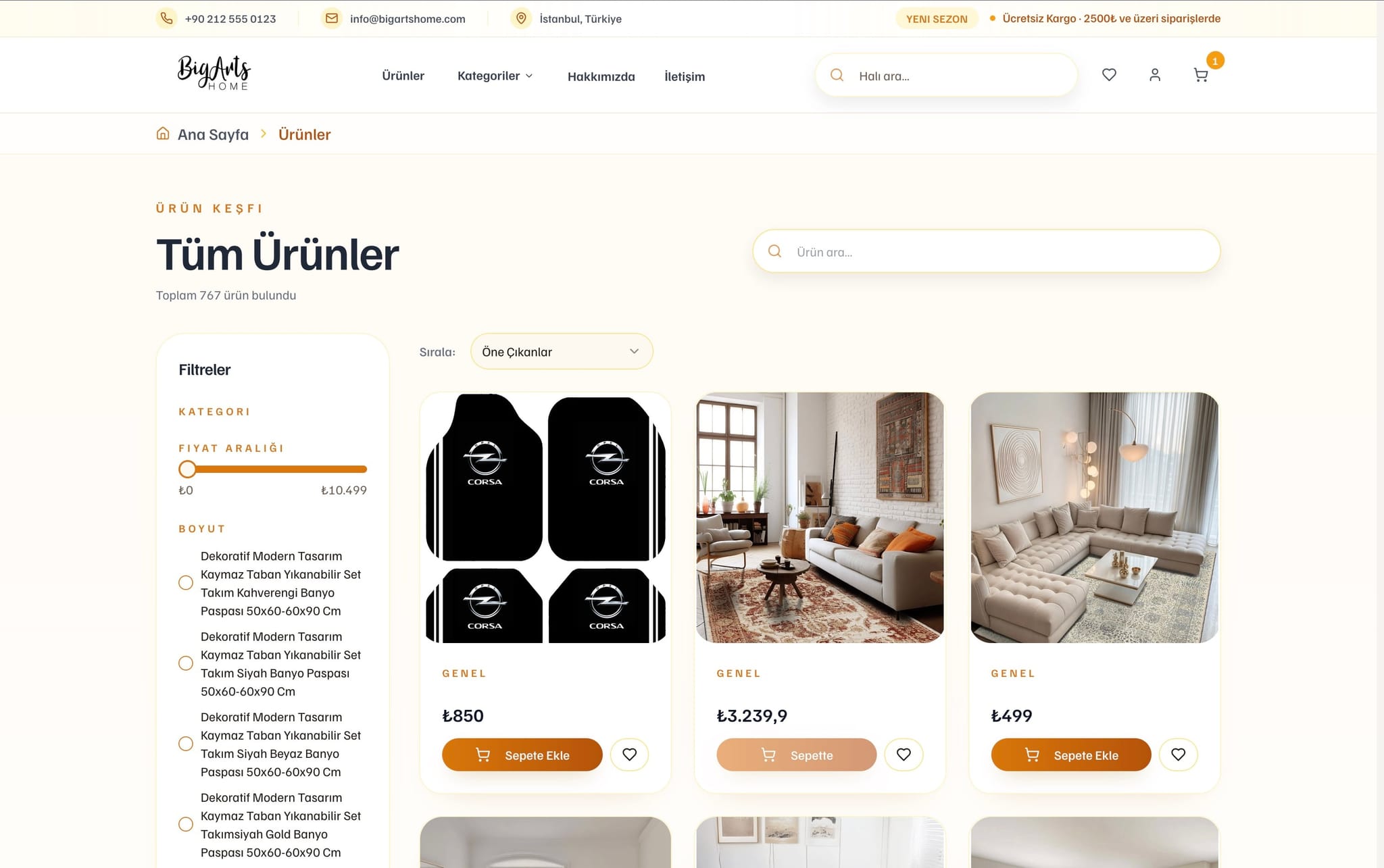 BigArts Home projesi görsel 5 - Full Stack galeri