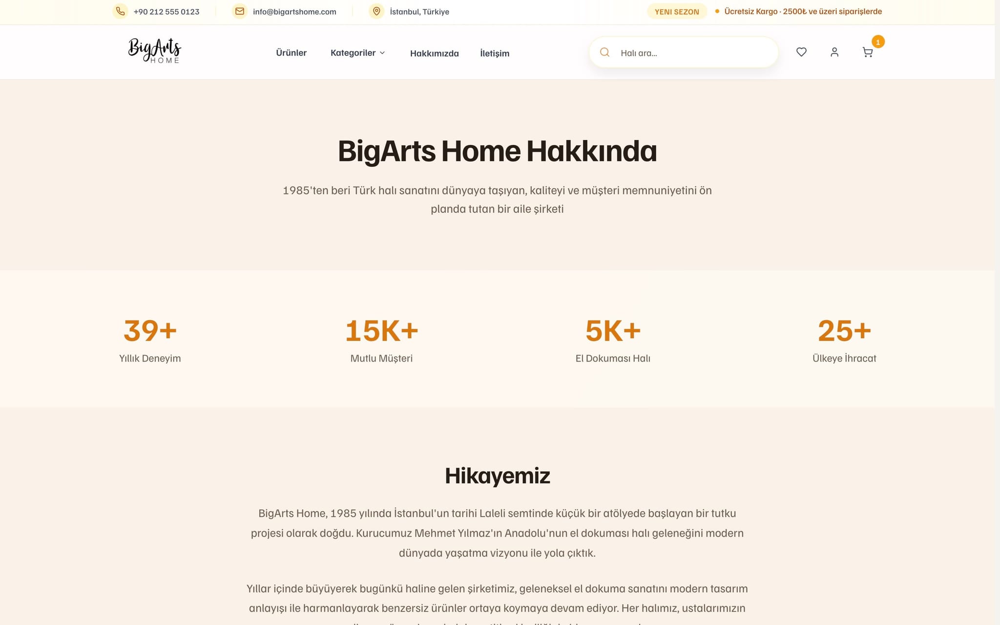 BigArts Home projesi görsel 6 - Full Stack galeri