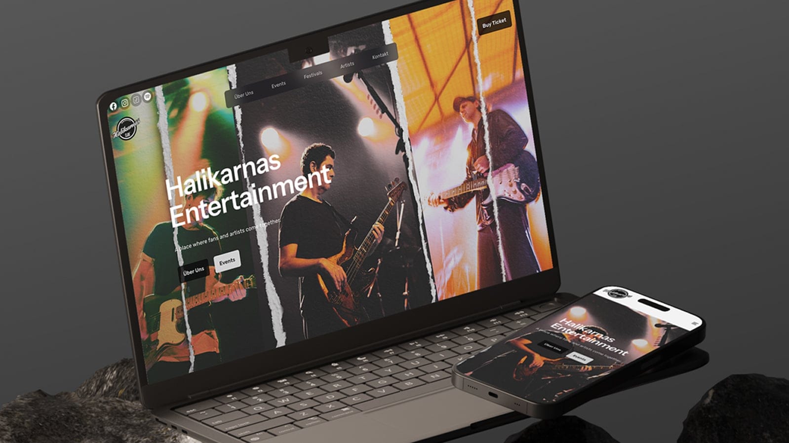 Halikarnas Entertainment projesi görsel 1 - Web Geliştirme detay