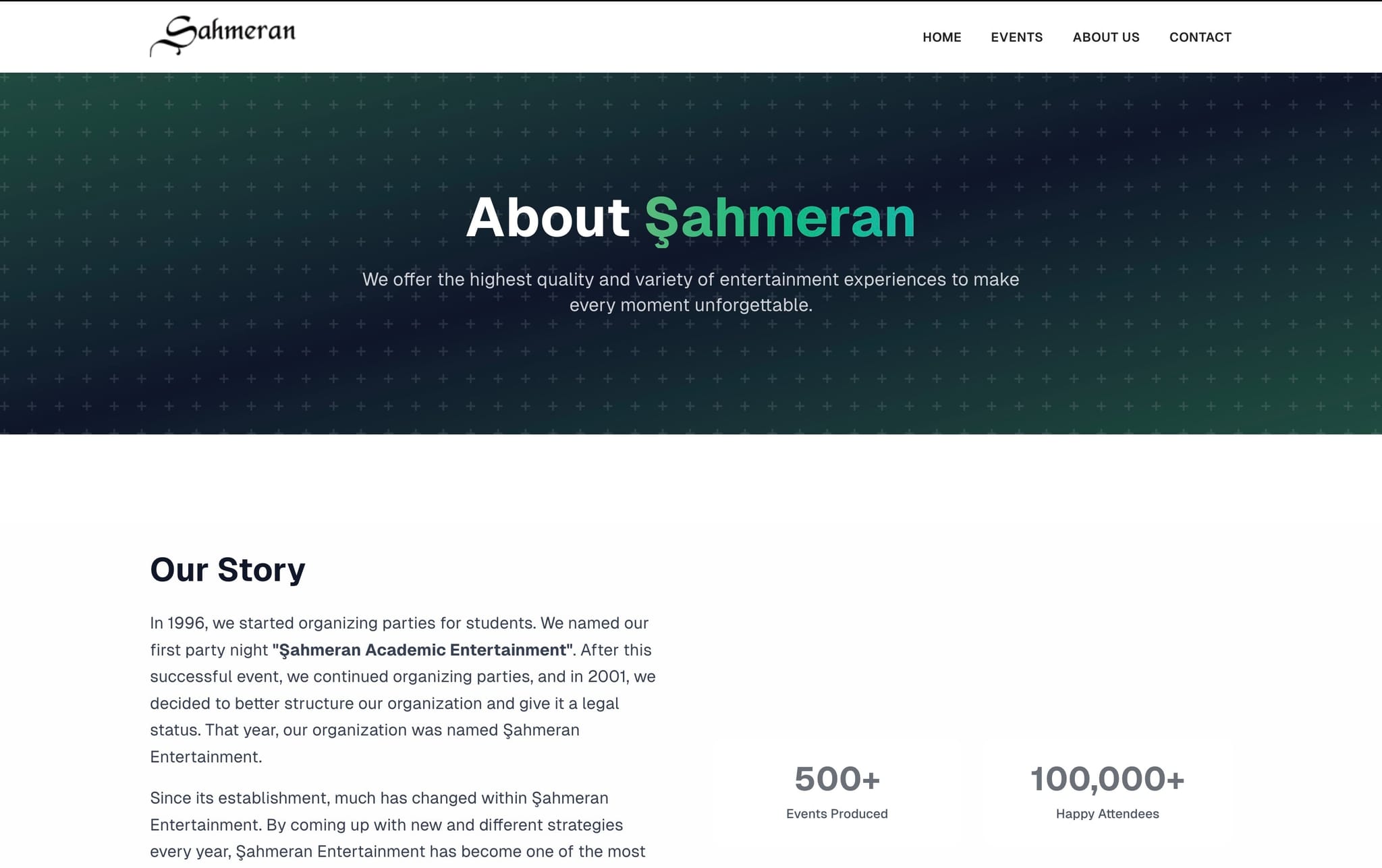 Şahmeran Entertainment projesi görsel 4 - Full Stack galeri